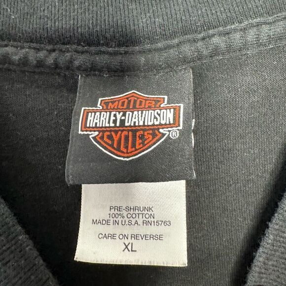Harley Davidson black graphic tee size XL - Picture 4 of 5